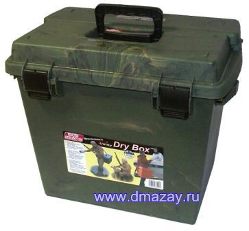 Ящик пластиковый водозащищенный MTM (МТМ) Sportsmans Plus Utility DRY BOX SPUD7 09 Wild Camo для охотников рыбаков любителей водного спорта и туристов  камуфлированный